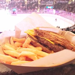 Patty melt sandwich with fries Patty melt sandwich with fries