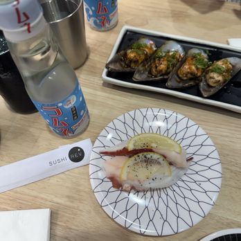 Sushi REV - Octopus and Baked Mussels - Sushi Bars Near Me - Irvine, California Sushi REV - Octopus and Baked Mussels - Sushi Bars Near Me - Irvine, California