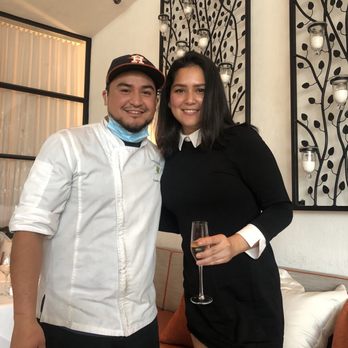Fig & Olive - The Chef came out to greet us! - French Near Me - Houston, Texas