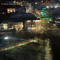 Night life view of The Square.