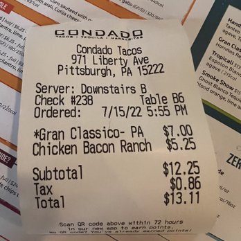 Condado Tacos - Very cheap compared to NY prices! - Tacos Near Me - Pittsburgh, Pennsylvania Condado Tacos - Very cheap compared to NY prices! - Tacos Near Me - Pittsburgh, Pennsylvania