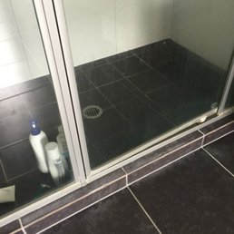 Soap scum and hard water stains left in several places in shower after a 2 hour "deep cleaning".