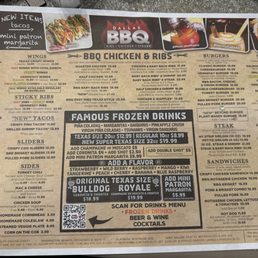 Placemat Menu