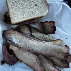Ole Rudy's Bar-B-Que - Brisket plate
