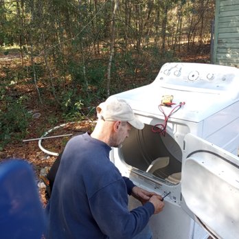 Tye Patty's Home Maintenance - Working on dryer - Handyman Near Me Tye Patty's Home Maintenance - Working on dryer - Handyman Near Me