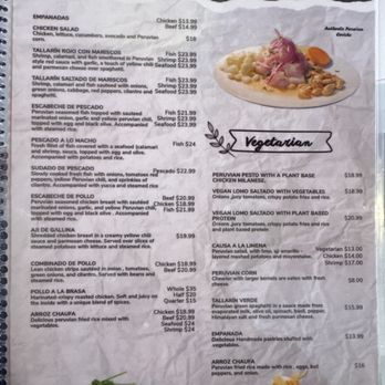 El Pollo Taco Peruvian Cuisine - Menu 7/2/2025 pg 2 - Peruvian Near Me - Riverside, California
