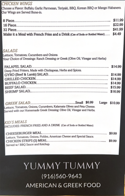 Menu photo 3 Yummy Tummy Citrus Heights, CA