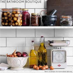 The Bathroom Boutique - It's nice to have cool gadgets in your kitchen. Specially when they are so useful and with such a great design! This Retro Kitchen Scale wit