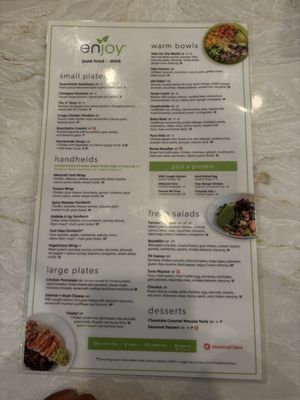 Menu photo 3 Enjoy Pure Food + Drink Lenexa, KS