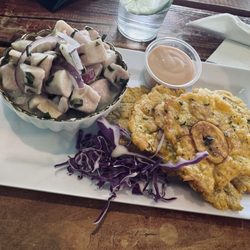 The Fish Ocean Grill - Ceviche with plantain