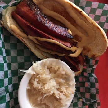 Schilo's - Kielbasa and sauerkraut plus Schilo's hot German mustard - Delis Near Me - San Antonio, Texas
