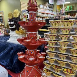 Suvidha International Market - Diwali tower of candles