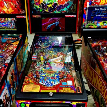 Hermosa Brewing - Torrance - a row of pinball machines - Breweries Near Me - Torrance, California Hermosa Brewing - Torrance - a row of pinball machines - Breweries Near Me - Torrance, California