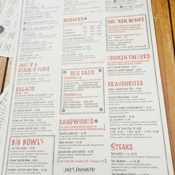 Jack's Astor's - Menu - Canadian (New) Near Me - Ottawa, Ontario