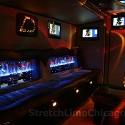 Stretch Limousine - Inside our one-of-the-kind 26-passenger Chicago party bus