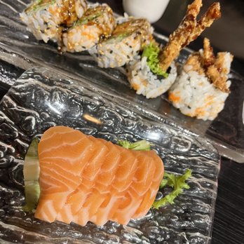 River Japanese Cuisine - Salmon sashimi - Japanese Near Me - Flushing, New York River Japanese Cuisine - Salmon sashimi - Japanese Near Me - Flushing, New York