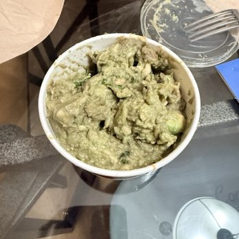 Chipotle Mexican Grill - Large Side of Guacamole, brown & watery, - Fast Food Near Me - Greensboro, North Carolina Chipotle Mexican Grill - Large Side of Guacamole, brown & watery, - Fast Food Near Me - Greensboro, North Carolina