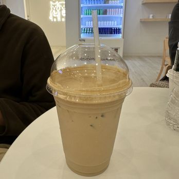 Bunny & Bro Coffee - Coconut Coffee Cloud (after stirring) - Desserts Near Me - New York, New York