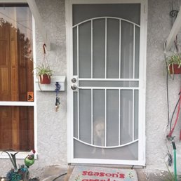 New security door in time for the holidays.