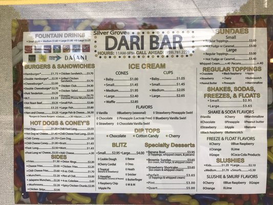 Menu photo 5 Silver Grove Dari-Bar Silver Grove, KY Menu photo 5 Silver Grove Dari-Bar Silver Grove, KY