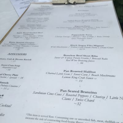 Menu photo 6 La Plage Wading River Wading River, NY