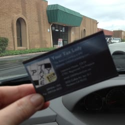 Your Tax Lady - Taxes completed on 30 min.  Plus she owns a classic ElCamino.  Show & Shine time.