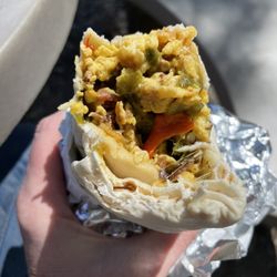 Bode's General Store - Green chile bacon breakfast burrito. Sublime