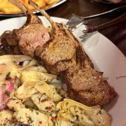 Rack of Lamb, Artichoke Hearts Rack of Lamb, Artichoke Hearts