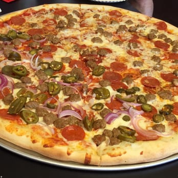 Jersey Giant Pizza - This 24" Pachanga specialty pizza fed all six of us! That includes my 4 growing boys (2 teens). - Pizza Near Me - Bee Cave, Texas