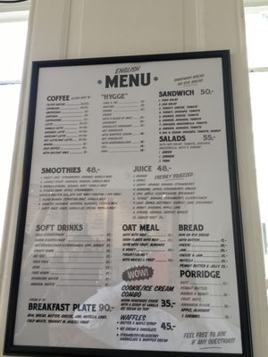 Menu photo 2 Buzz Kaffebar Copenhagen, 84 Menu photo 2 Buzz Kaffebar Copenhagen, 84