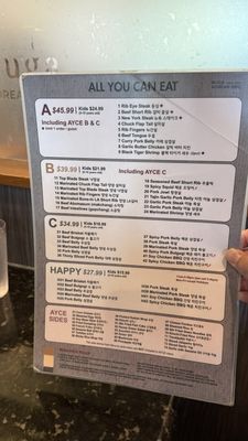 Menu photo 2 Buga Korean BBQ San Diego, CA Menu photo 2 Buga Korean BBQ San Diego, CA