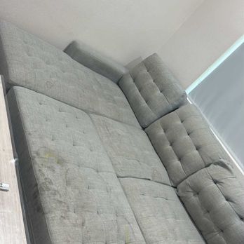 The Clean - Before (Dog threw up on my sofa) - Home Cleaning Near Me The Clean - Before (Dog threw up on my sofa) - Home Cleaning Near Me