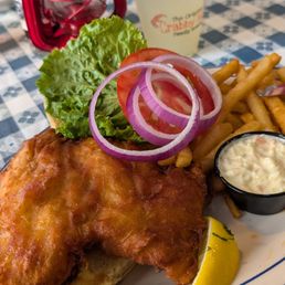 Beer Battered Fish Sandwich