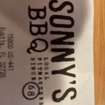 Sonny's BBQ - Receipt - Barbeque Near Me - Eustis, Florida
