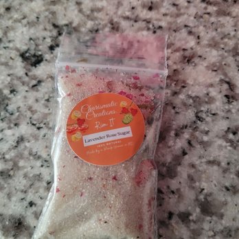 Charismatic Creations - Lavender Rose Sugar to rim your glass - Bartenders Near Me - Waldorf, Maryland