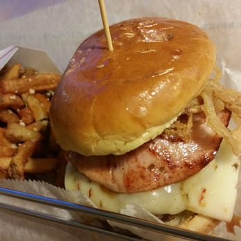 Bred - Maui Burger $9.29, parmesean truffle fries, $4.25 - Sandwiches Near Me - Dorchester, Massachusetts Bred - Maui Burger $9.29, parmesean truffle fries, $4.25 - Sandwiches Near Me - Dorchester, Massachusetts