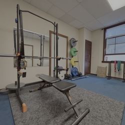 Paradox Fitness - Minimal equipment for all your strength training and fitness needs here at Paradox Fitness. Bench, Bar, Rack, and weights. ITS GO TIME!