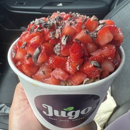 Strawberry Pre-Built Acai Bowl