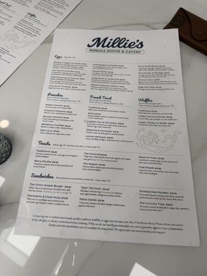 Menu photo 2 Millie's Mimosa House & Eatery Babylon, NY