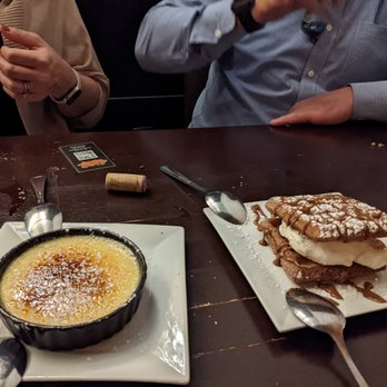 Paisano's Restaurant - Creme Brulee and waffle dessert special - Italian Near Me - Rutherford, New Jersey Paisano's Restaurant - Creme Brulee and waffle dessert special - Italian Near Me - Rutherford, New Jersey