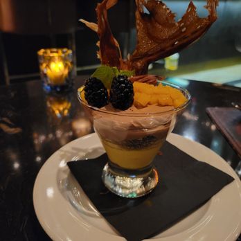 Black+Blue Vancouver - Milk Chocolate Verrine - Steakhouses Near Me - Vancouver, British Columbia