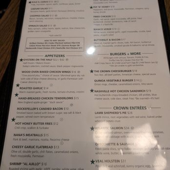 The Crown Tavern - Manch yelpers Don't do well with menus posting.. I got you covered - Bars Near Me - Manchester, New Hampshire The Crown Tavern - Manch yelpers Don't do well with menus posting.. I got you covered - Bars Near Me - Manchester, New Hampshire