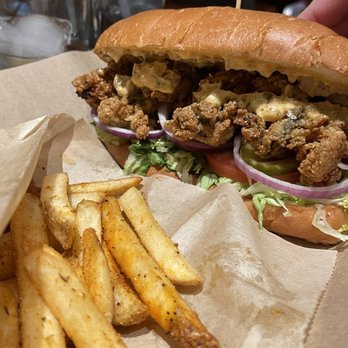 Fish City Grill - Oyster (fried) sandwich - Seafood Near Me - Richardson, Texas Fish City Grill - Oyster (fried) sandwich - Seafood Near Me - Richardson, Texas