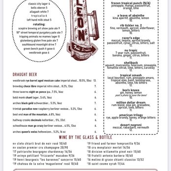 Leon's Full Service - Drinks menu was interesting - Gastropubs Near Me - Decatur, Georgia Leon's Full Service - Drinks menu was interesting - Gastropubs Near Me - Decatur, Georgia