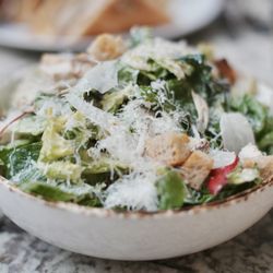 - Little Gem Caesar | Added chicken for $8 more. Good portion with lots of flavor (and cheese). Love the anchovies!