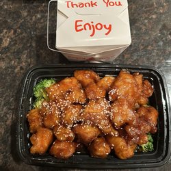 Hunan Cafe - Sesame Chicken - Takeout