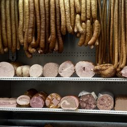 Kiszka Meat Market - Hanging meats