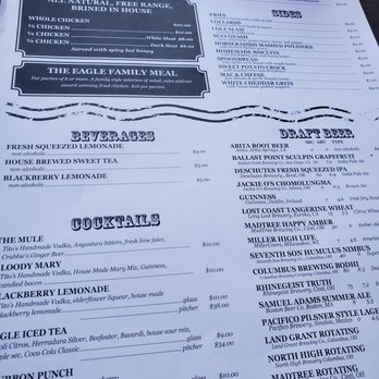 The Eagle Short North - Menu - American Near Me - Columbus, Ohio The Eagle Short North - Menu - American Near Me - Columbus, Ohio