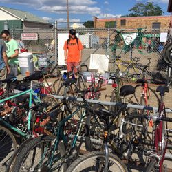 Falls City Community BikeWorks - Bikes being raffled off during the Germantown CycLouVia 2016!
