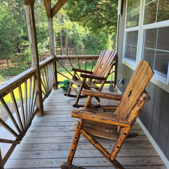 Shadow Mountain Campground - Front deck looking at pond - Campgrounds Near Me - Mena, Arkansas Shadow Mountain Campground - Front deck looking at pond - Campgrounds Near Me - Mena, Arkansas